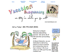 Tablet Screenshot of beachbabyzzz.com